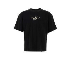 Represent Men Black Cotton T-Shirt